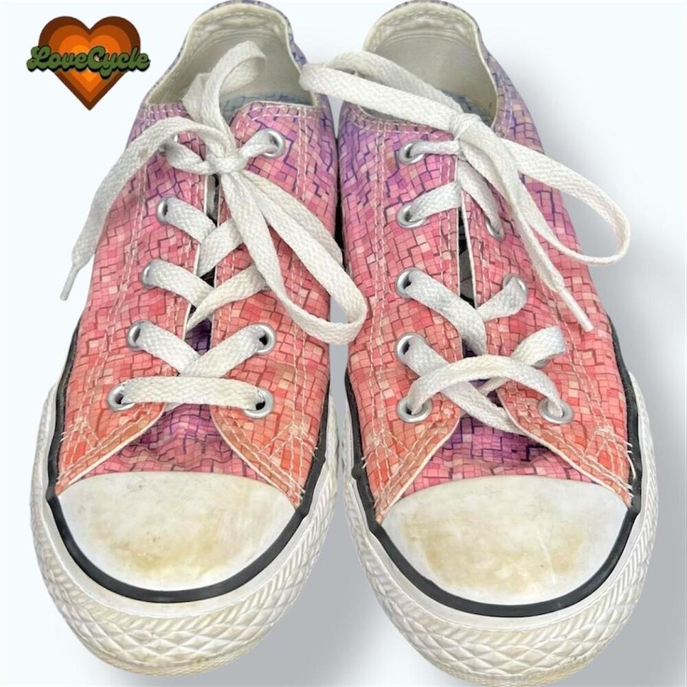 Girl's Converse Chuck Taylor Pixel Fade Ombre Sneakers Youth 2 – Gradient